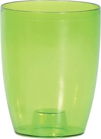 Plastový kvetináč na orchideu COUBIS ORCHID transparentný zelený