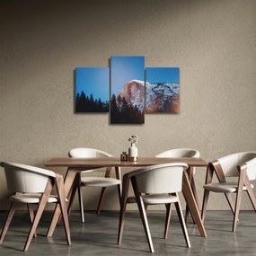 Obraz - Nočný vrchol hôr (90x60 cm)