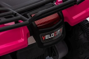LEAN CARS Elektrická štvorkolka JC915 na akumulátor, ružová