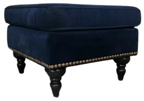 (2901) KIMBERLY elegantný modrý taburet
