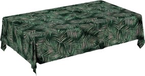 Obrus na stôl obdĺžnikový farba produktu zelená látka zamatová, vzorované