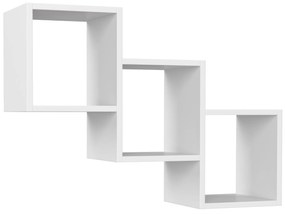 Sada 3 políc Star biela