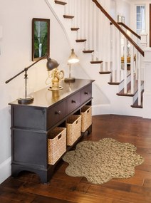 Vopi, AKCIA: 120x120 kytka cm Kusový koberec Color shaggy béžový kvietok, béžová, detská izba