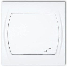 L LWP-3 schodiskový vypínač biely