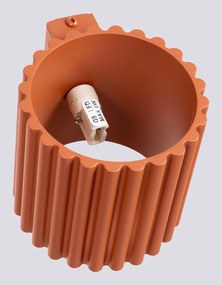 Oranžové nástenné svietidlo ø 10 cm Zora – Sollux