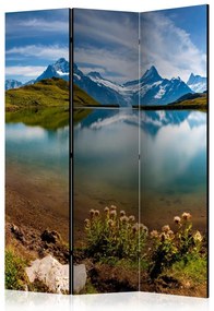 Artgeist Paraván - Lake with mountain reflection, Switzerland [Room Dividers]