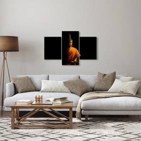Obraz - Zlatá socha Budhu (90x60 cm)