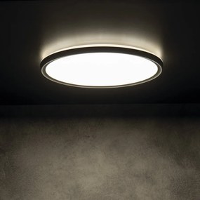 KANLUX KANLUX, AZPO stropné LED svietidlo, priemer 290mm, 18,5W, IP54, čierna matná, 31503
