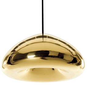 Tom Dixon Void závesné LED svietidlo Ø 30cm mosadz