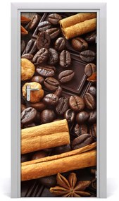 Fototapeta na dvere samolepiace horká čokoláda 75x205 cm