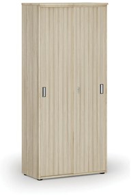 Skriňa so zasúvacími dverami PRIMO WOOD, 1781 x 800 x 420 mm, dub prírodný