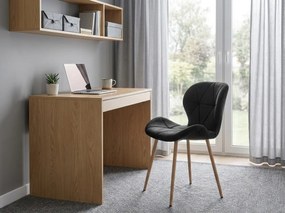 Jedálenská stolička MANGO VELVET, čierna