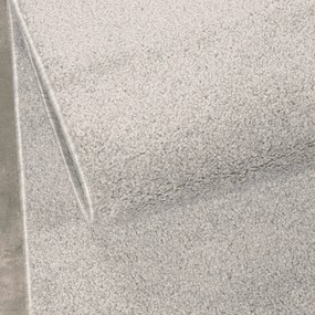 Sivokrémový okrúhly koberec ø 200 cm Ata – Ayyildiz Carpets