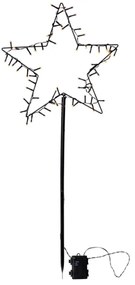 Eglo 411175 - LED Vonkajšia vianočná dekorácia SPIKY LED/3xAA IP44 hviezda