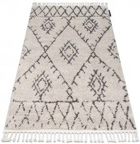 Dywany Łuszczów, Kusový koberec Berber Fez G0535 cream and brown, 160x220, béžová, obývacia izba
