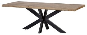 Jedálenský stôl z mangového dreva Memphis 160x90 cm obdĺžnik Mahom