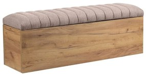 Lavica v béžovej a prírodnej farbe Oceane – Bobochic Paris