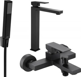 Mexen Uno R77 vaňová sada, čierna - 71413R77-70