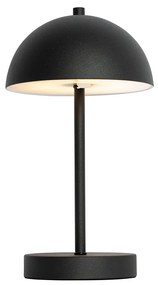 Vonkajšia stolná lampa čierna nabíjateľná 3-stupňovo stmievateľná - Keira