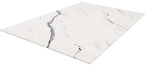 Krémovobiely vlnený koberec 200x300 cm Marble – Agnella