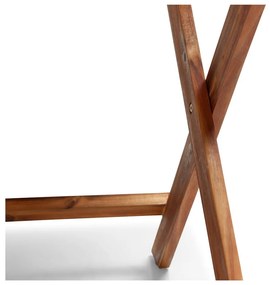 Záhradný stôl z akáciového dreva Bonami Essentials Natur, 88 x 114 cm