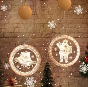 Sviatočná LED dekorácia - 311382A zvonček