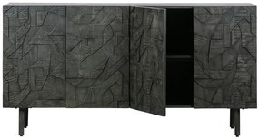Komoda counter 160 x 83 cm čierna MUZZA