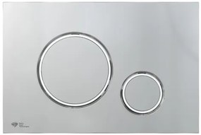 Ovládacie tlačidlo SAT z plastu v chrómovom prevedení lesk SATAT71, 1 ks