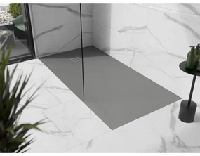 Mexen Stone+, obdĺžniková vanička z minerálneho kompozitu 180 x 70 cm, šedá-betónová, 44617018