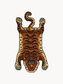 Ručne tuftovaný vlnený koberec Tiger