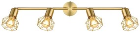 Globo 54802GB-4 - Bodové svietidlo XARA I 4xE14/40W/230V zlatá