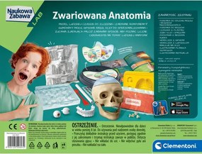 Veda Zábava Bláznivá anatómia Poľský jazykový set Clementoni 50697