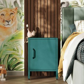 Nočný stolík MIA, 424 x 595 x 400 mm, Modern: morská farba