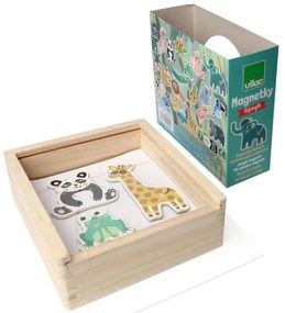 Drevené magnetky - Džungľa - 20 ks