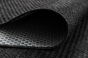 Šnúrkový koberec SIZAL TIMO 6272 outdoor čierny