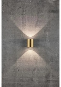Nordlux - LED vonkajšie nástenné svietidlo CANTO 2xLED/6W/230V IP44 mosadz
