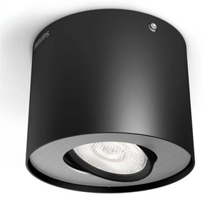 Philips Phase LED Downlight čierne 1-plameňové