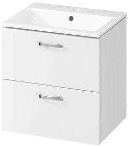 Cersanit S801-456 - Závesná kúpeľňová skrinka s umývadlom NIKO 50x40 cm biela