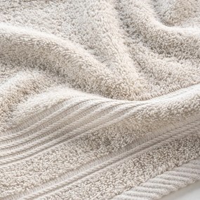 Béžový froté bavlnený uterák 30x50 cm Tendresse – douceur d'intérieur