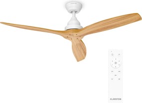 Klarstein Santa Elena stropný ventilátor | 132 cm | 35 W | 25 m² | Tichá prevádzka | Drevo