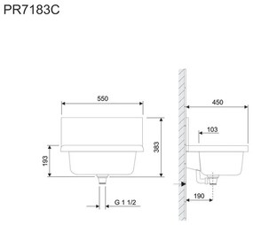 Aliaxis Česká republika s.r.o. Mereo, Umývadlo Compact plastové, biele, MER-PR7183C (60009010099)