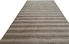 Pruhovaný koberec Saloon Beige – béžový, nízky vlas Rozmer: 50x80 cm