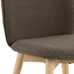 Actona 2x Jedálenská stolička Cindy - taupe / prírodná