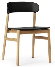 Stolička Herit Chair – čierna/dub
