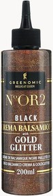 Balzamikový krém so zlatými trblietkami Black