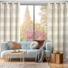 ZÁVES NA KRÚŽKOCH MARGARET 140X250 CM BÉŽOVÁ