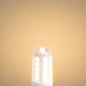 Sada 5 stmievateľných LED žiaroviek G9 s 3-stupňovým stmievaním, opál, 3 W, 250 lm, 2700 K