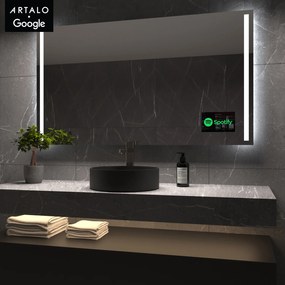 SMART Zrkadlo do kúpeľne s LED osvetlením M4 + SmartScreen with Google Chromecast