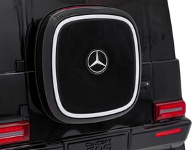 Detské autíčko s elektrickým pohonom 4x4 Mercedes Benz EQG - čierne