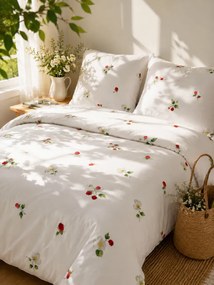Francúzske posteľné obliečky Malina 200x220/2x70x80 cm – 100 % bavlna deluxe